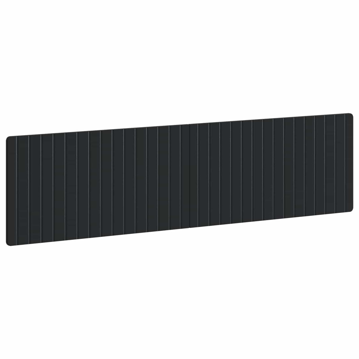 Wall-Mounted Headboard ZWOLLE Black Engineered Wood