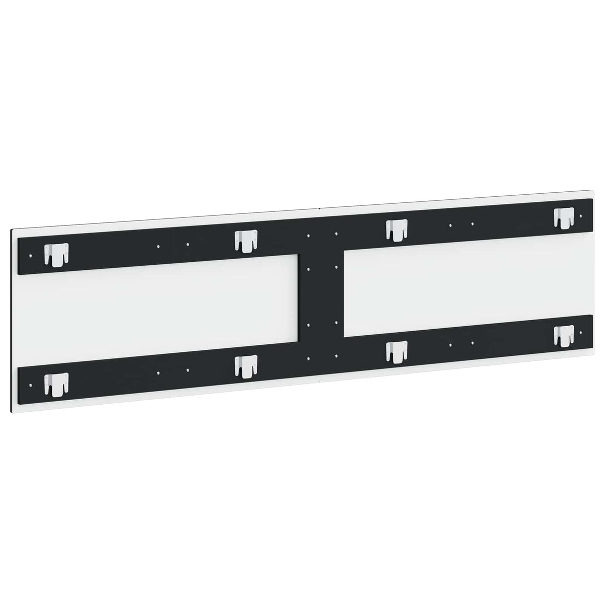 Wall-Mounted Headboard ZWOLLE Black Engineered Wood