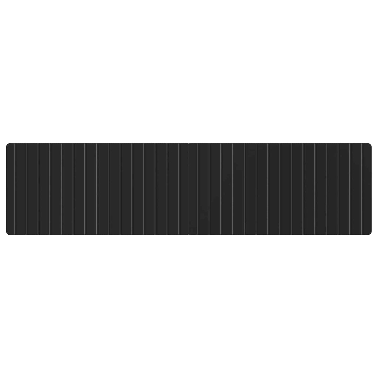 Wall-Mounted Headboard ZWOLLE Black Engineered Wood
