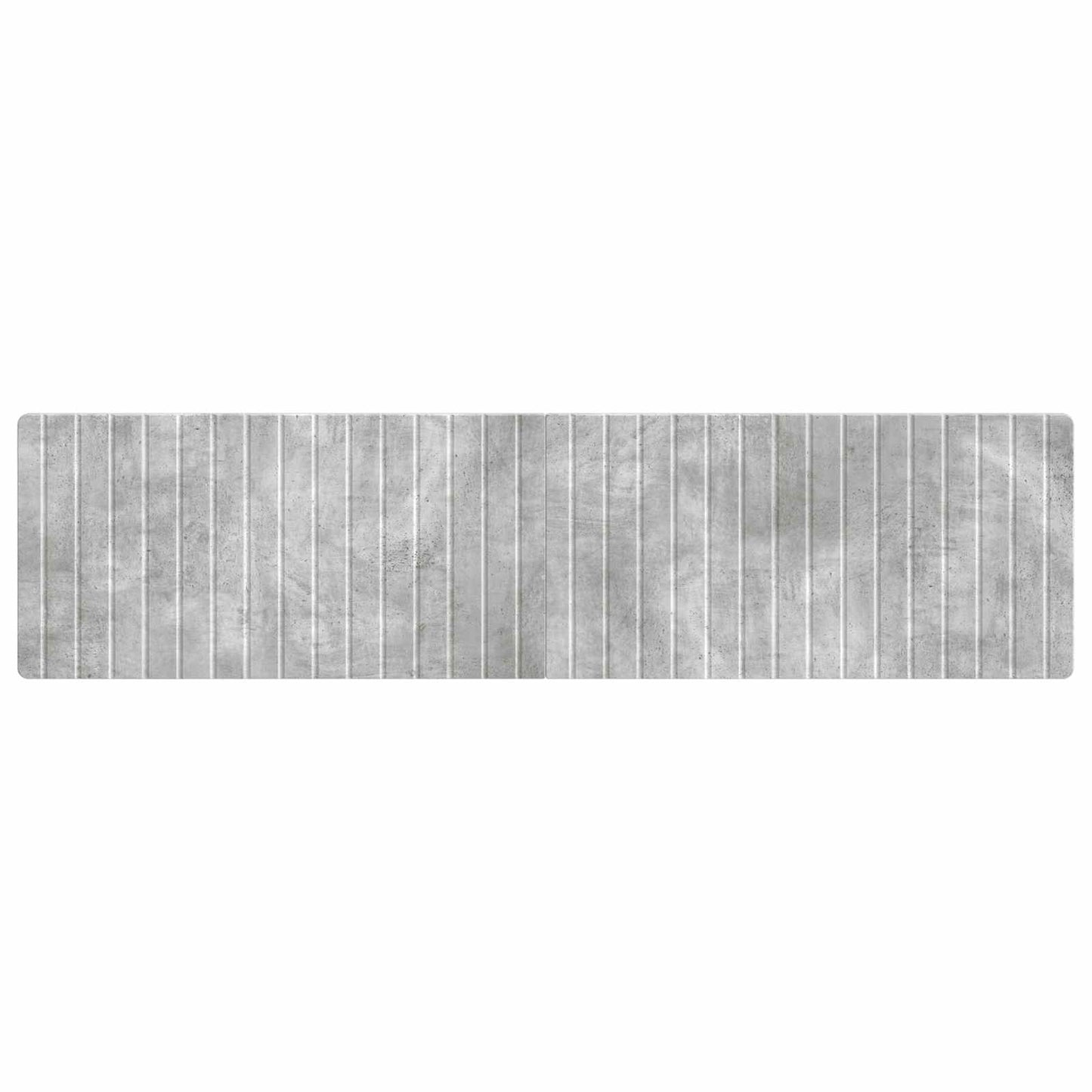 Wall-Mounted Headboard ZWOLLE Concrete Grey Engineered Wood