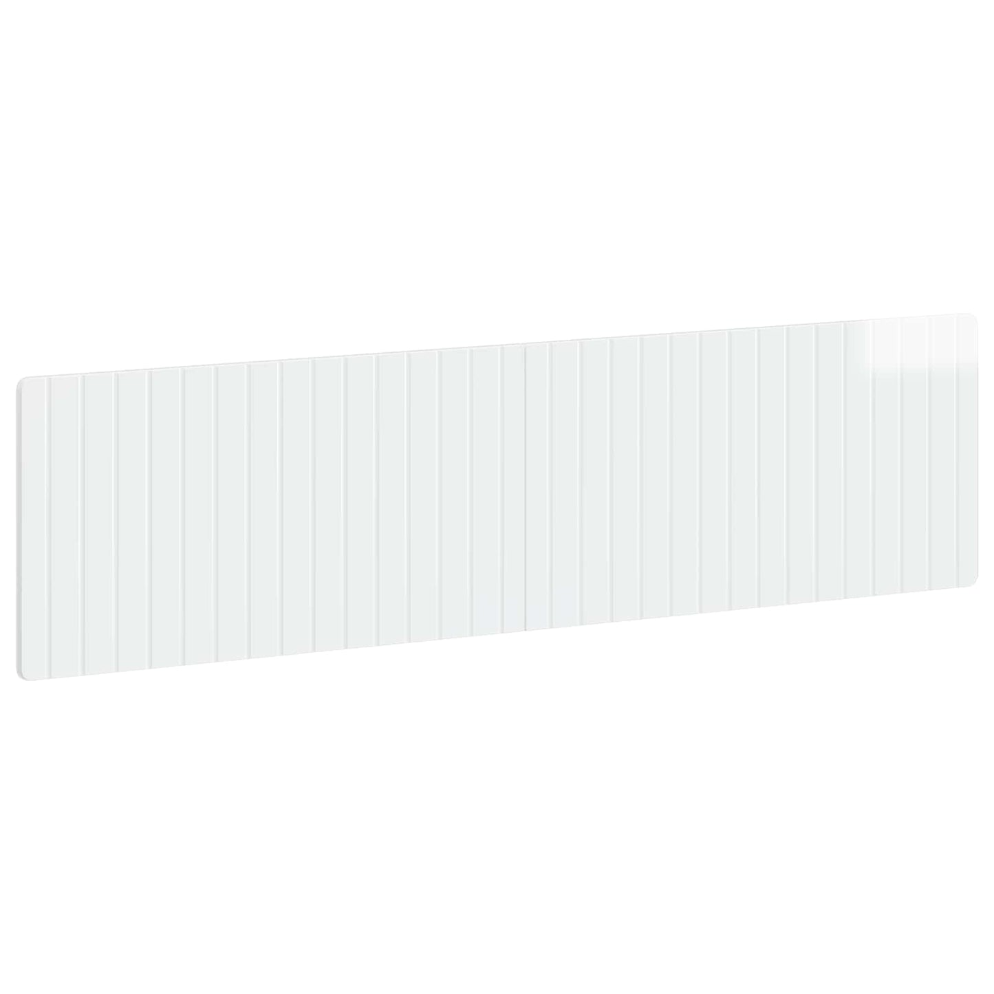 Wall-Mounted Headboard ZWOLLE High Gloss White Engineered Wood