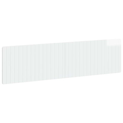 Wall-Mounted Headboard ZWOLLE High Gloss White Engineered Wood
