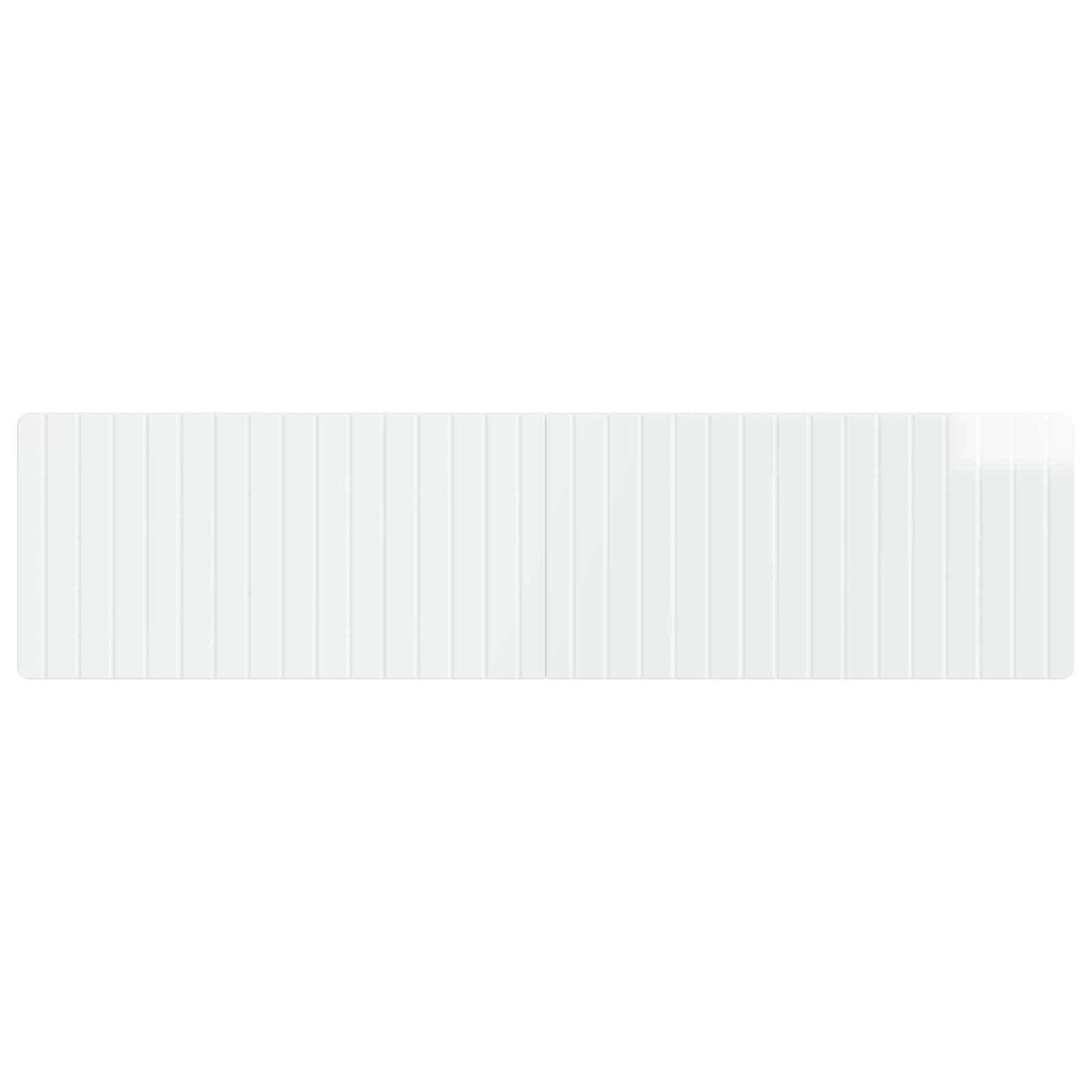 Wall-Mounted Headboard ZWOLLE High Gloss White Engineered Wood