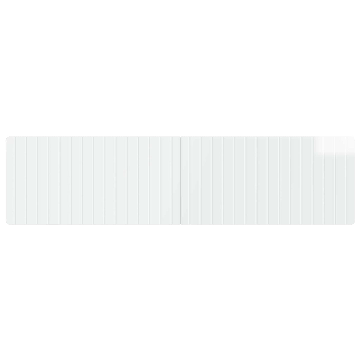 Wall-Mounted Headboard ZWOLLE High Gloss White Engineered Wood