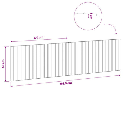 Wall-Mounted Headboard ZWOLLE Grey Sonoma Engineered Wood