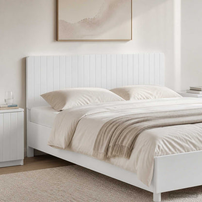 Wall-Mounted Headboard ZWOLLE White Engineered Wood
