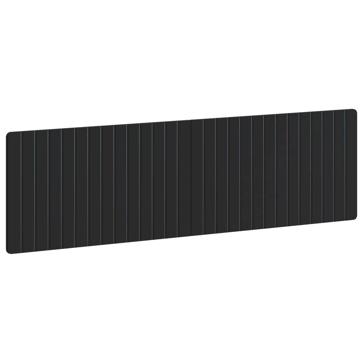 Wall-Mounted Headboard ZWOLLE Black Engineered Wood
