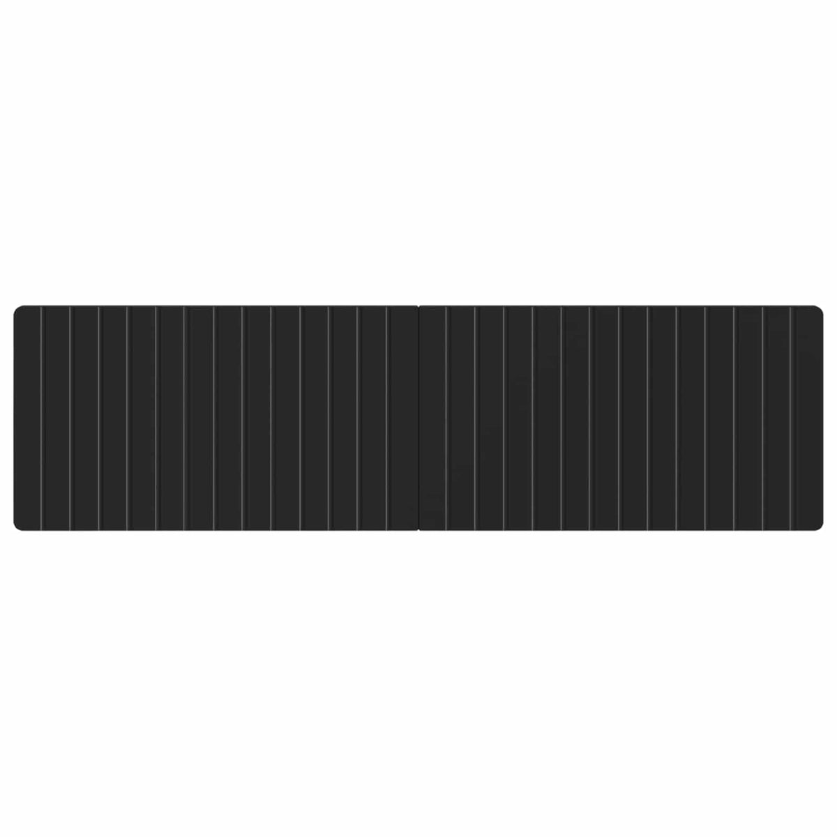 Wall-Mounted Headboard ZWOLLE Black Engineered Wood