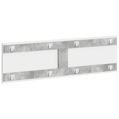 Wall-Mounted Headboard ZWOLLE Concrete Grey Engineered Wood