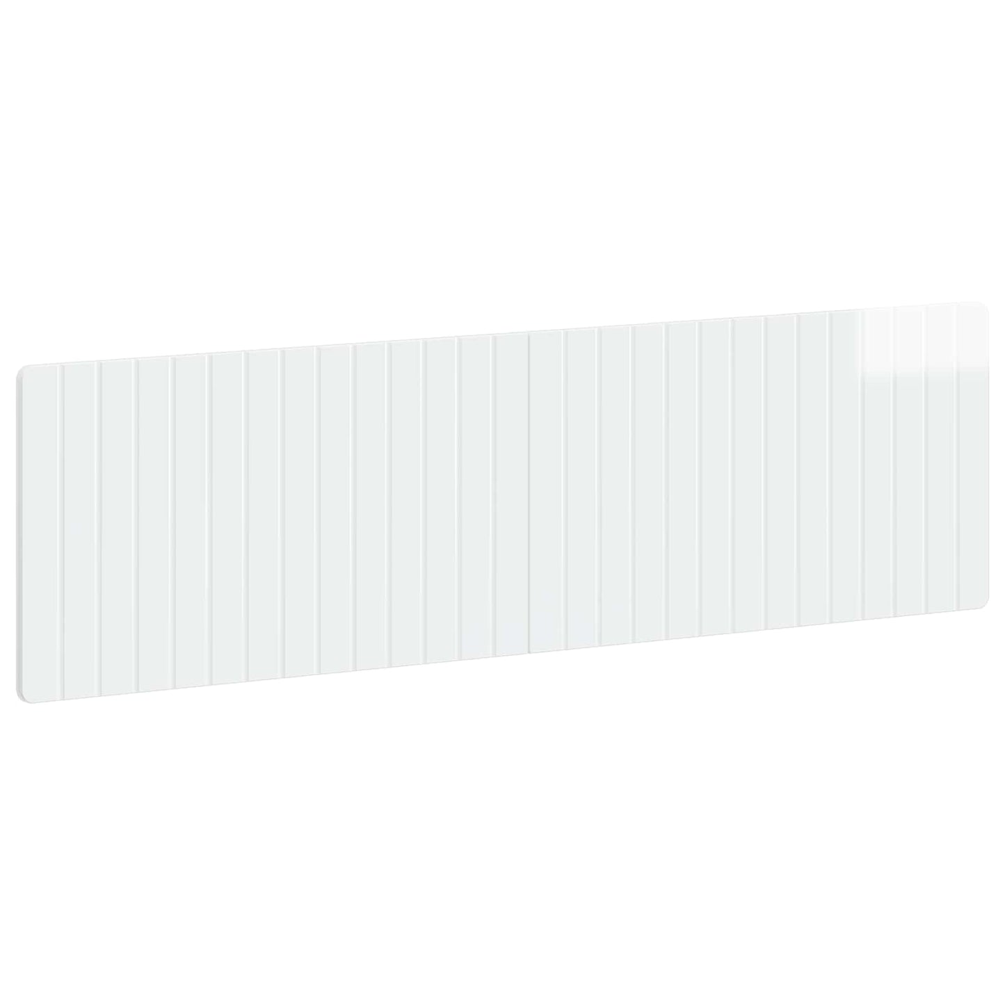 Wall-Mounted Headboard ZWOLLE High Gloss White Engineered Wood