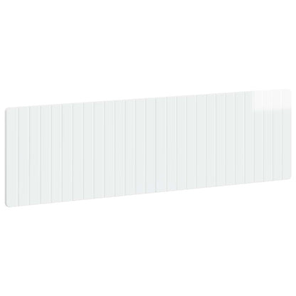 Wall-Mounted Headboard ZWOLLE High Gloss White Engineered Wood