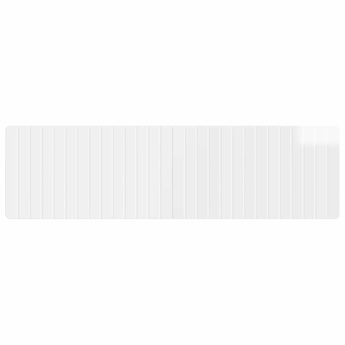Wall-Mounted Headboard ZWOLLE High Gloss White Engineered Wood