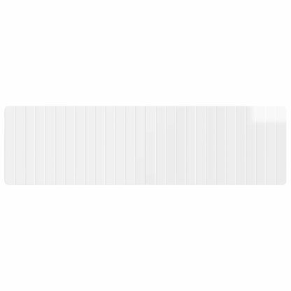 Wall-Mounted Headboard ZWOLLE High Gloss White Engineered Wood