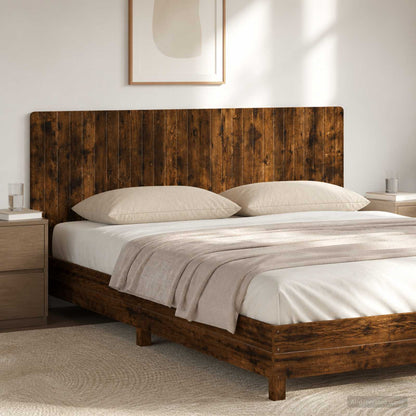 Wall-Mounted Headboard ZWOLLE Smoked Oak Engineered Wood
