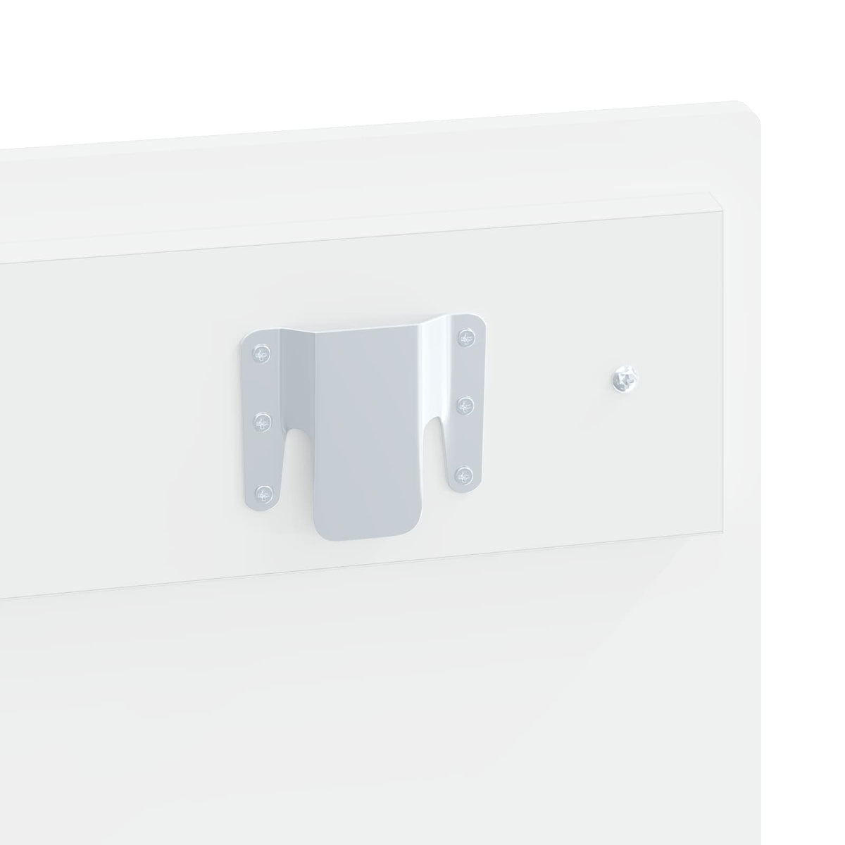 Wall-Mounted Headboard ZWOLLE White Engineered Wood