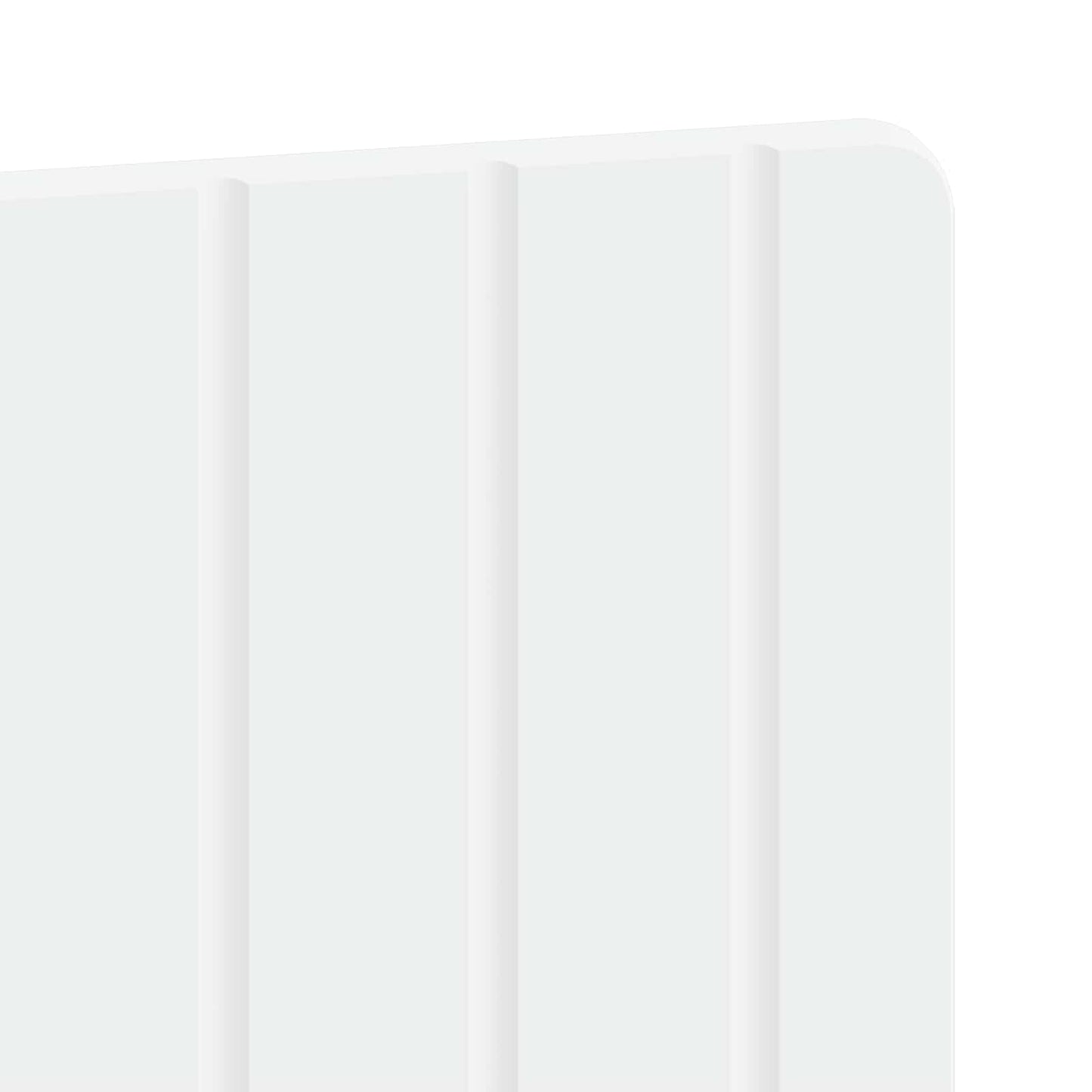 Wall-Mounted Headboard ZWOLLE White Engineered Wood