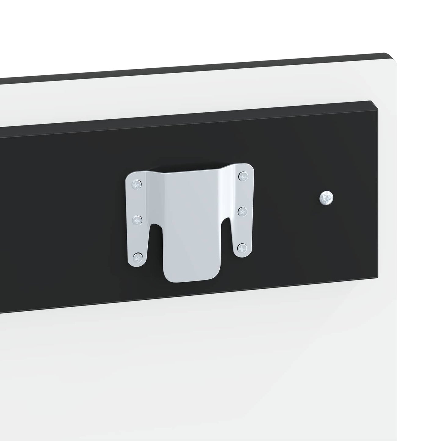 Wall-Mounted Headboard ZWOLLE Black Engineered Wood