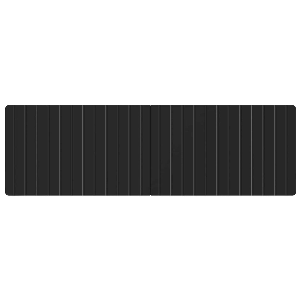 Wall-Mounted Headboard ZWOLLE Black Engineered Wood
