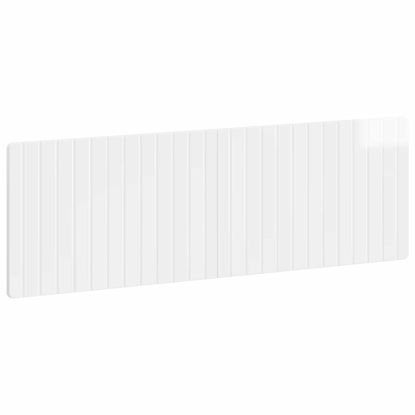 Wall-Mounted Headboard ZWOLLE High Gloss White Engineered Wood