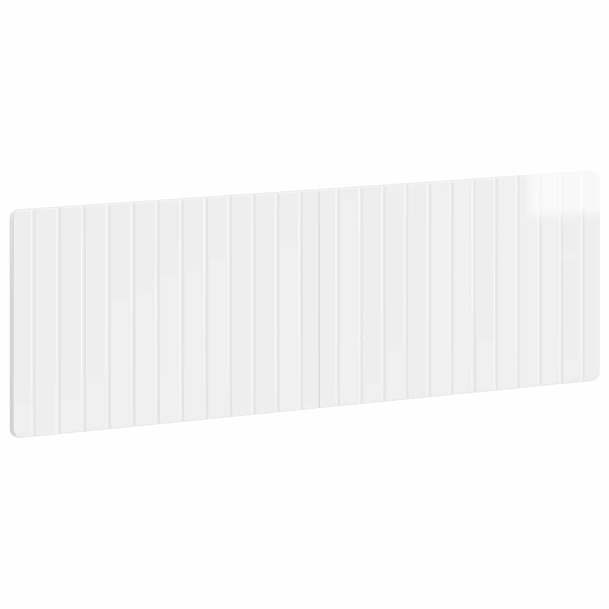 Wall-Mounted Headboard ZWOLLE High Gloss White Engineered Wood
