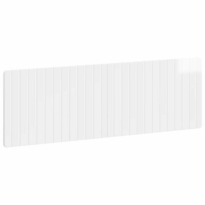Wall-Mounted Headboard ZWOLLE High Gloss White Engineered Wood