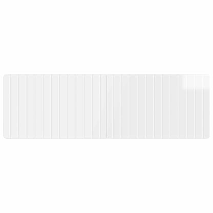 Wall-Mounted Headboard ZWOLLE High Gloss White Engineered Wood
