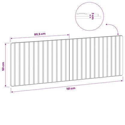 Wall-Mounted Headboard ZWOLLE Grey Sonoma Engineered Wood