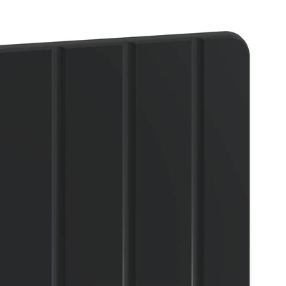 Wall-Mounted Headboard ZWOLLE Black Engineered Wood