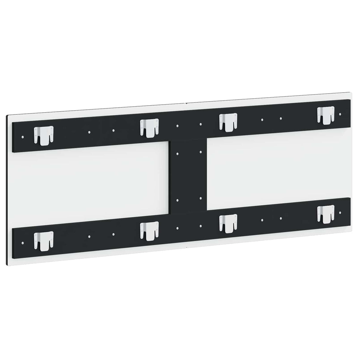 Wall-Mounted Headboard ZWOLLE Black Engineered Wood