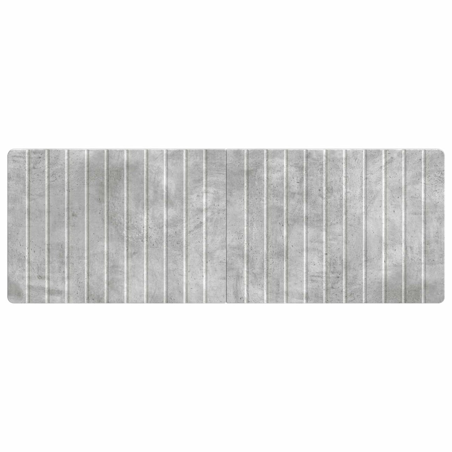 Wall-Mounted Headboard ZWOLLE Concrete Grey Engineered Wood