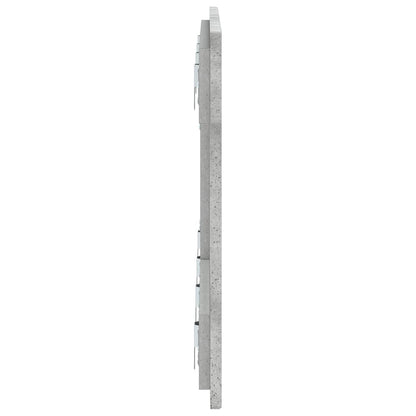 Wall-Mounted Headboard ZWOLLE Concrete Grey Engineered Wood