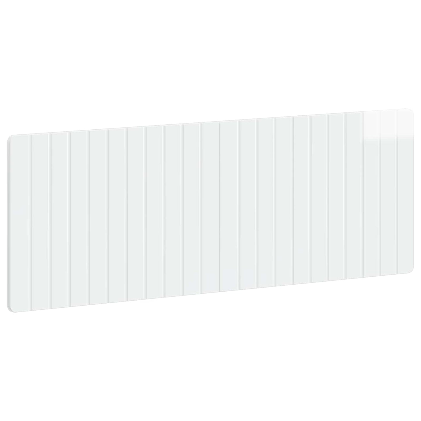 Wall-Mounted Headboard ZWOLLE High Gloss White Engineered Wood