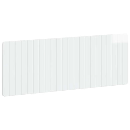 Wall-Mounted Headboard ZWOLLE High Gloss White Engineered Wood