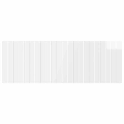Wall-Mounted Headboard ZWOLLE High Gloss White Engineered Wood