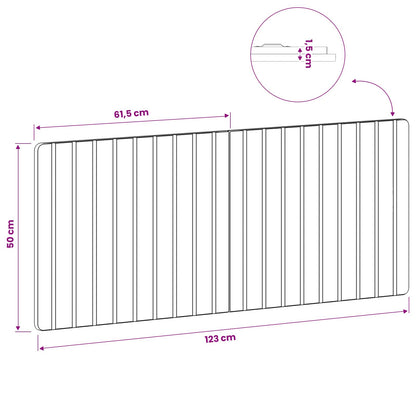 Wall-Mounted Headboard ZWOLLE White Engineered Wood