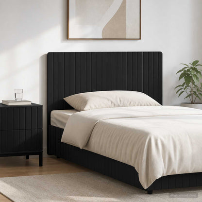 Wall-Mounted Headboard ZWOLLE Black Engineered Wood