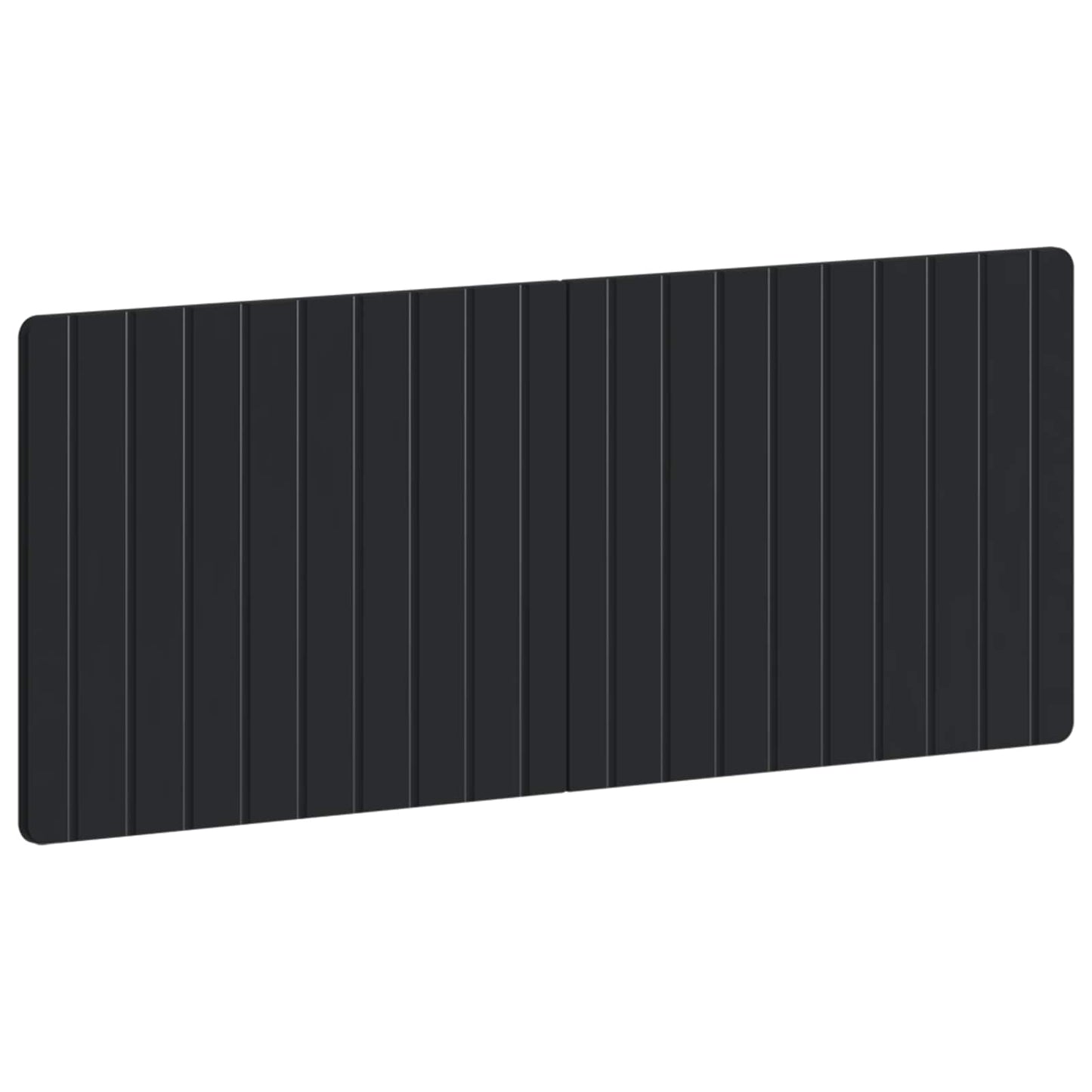 Wall-Mounted Headboard ZWOLLE Black Engineered Wood