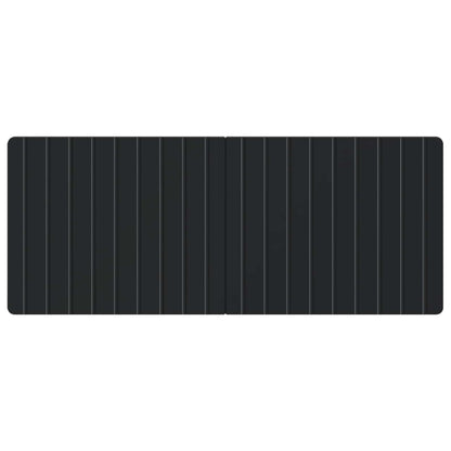 Wall-Mounted Headboard ZWOLLE Black Engineered Wood