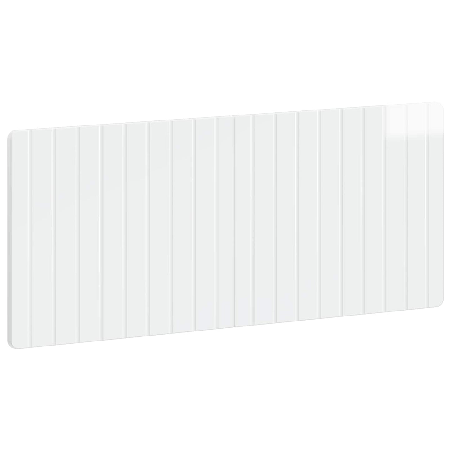 Wall-Mounted Headboard ZWOLLE High Gloss White Engineered Wood