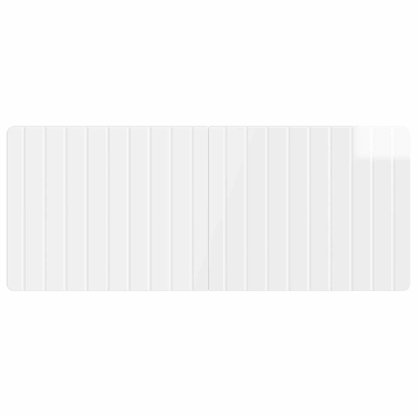 Wall-Mounted Headboard ZWOLLE High Gloss White Engineered Wood