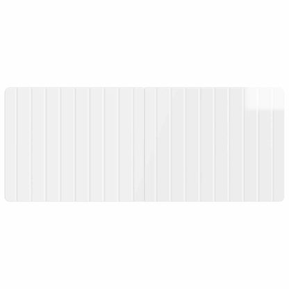 Wall-Mounted Headboard ZWOLLE High Gloss White Engineered Wood