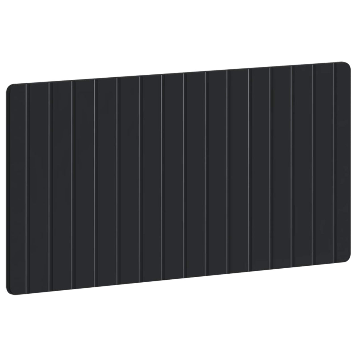 Wall-Mounted Headboard ZWOLLE Black Engineered Wood
