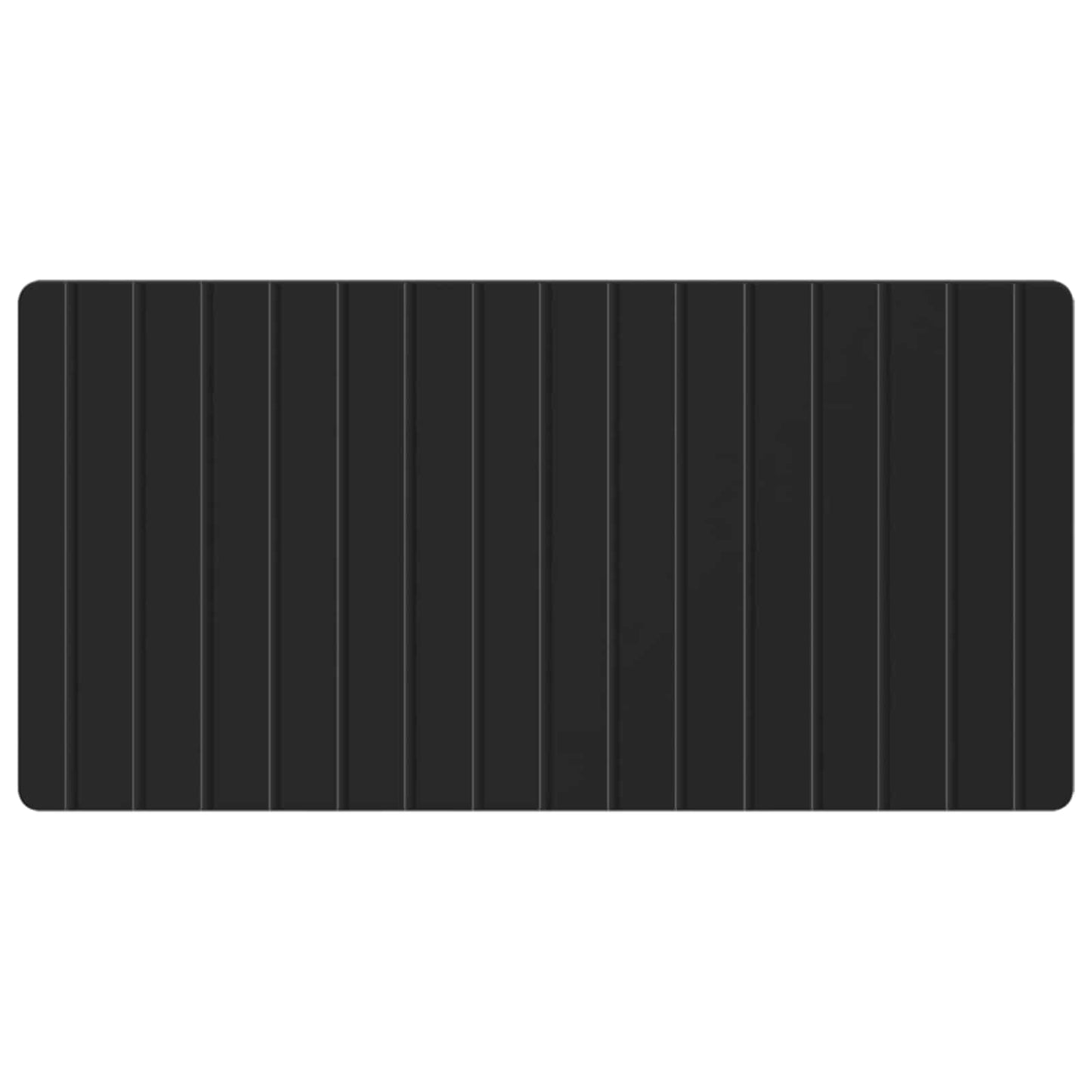 Wall-Mounted Headboard ZWOLLE Black Engineered Wood
