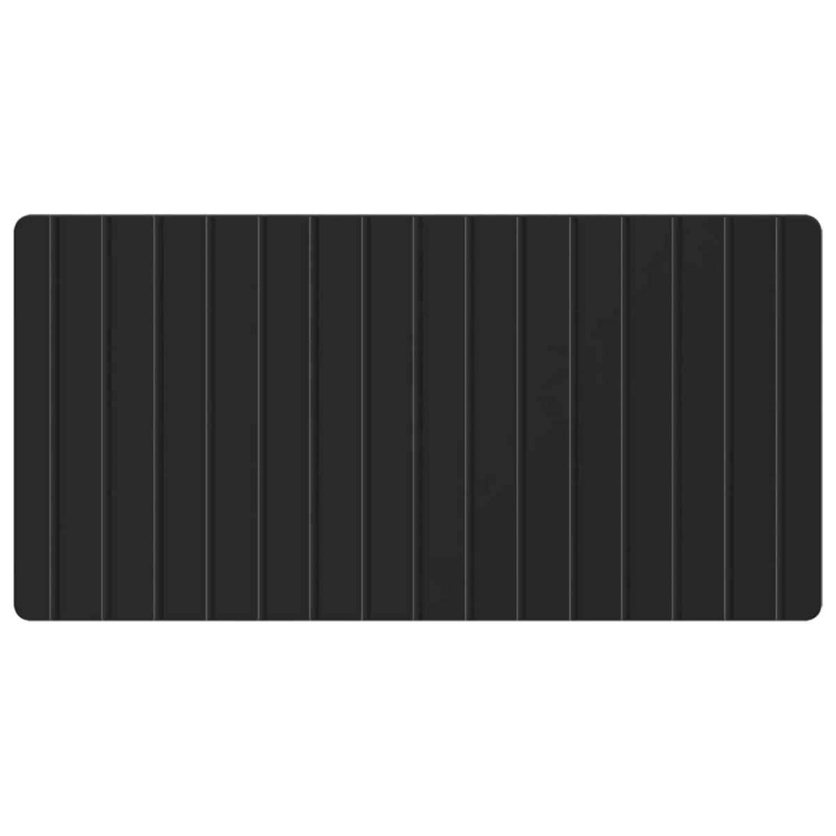 Wall-Mounted Headboard ZWOLLE Black Engineered Wood