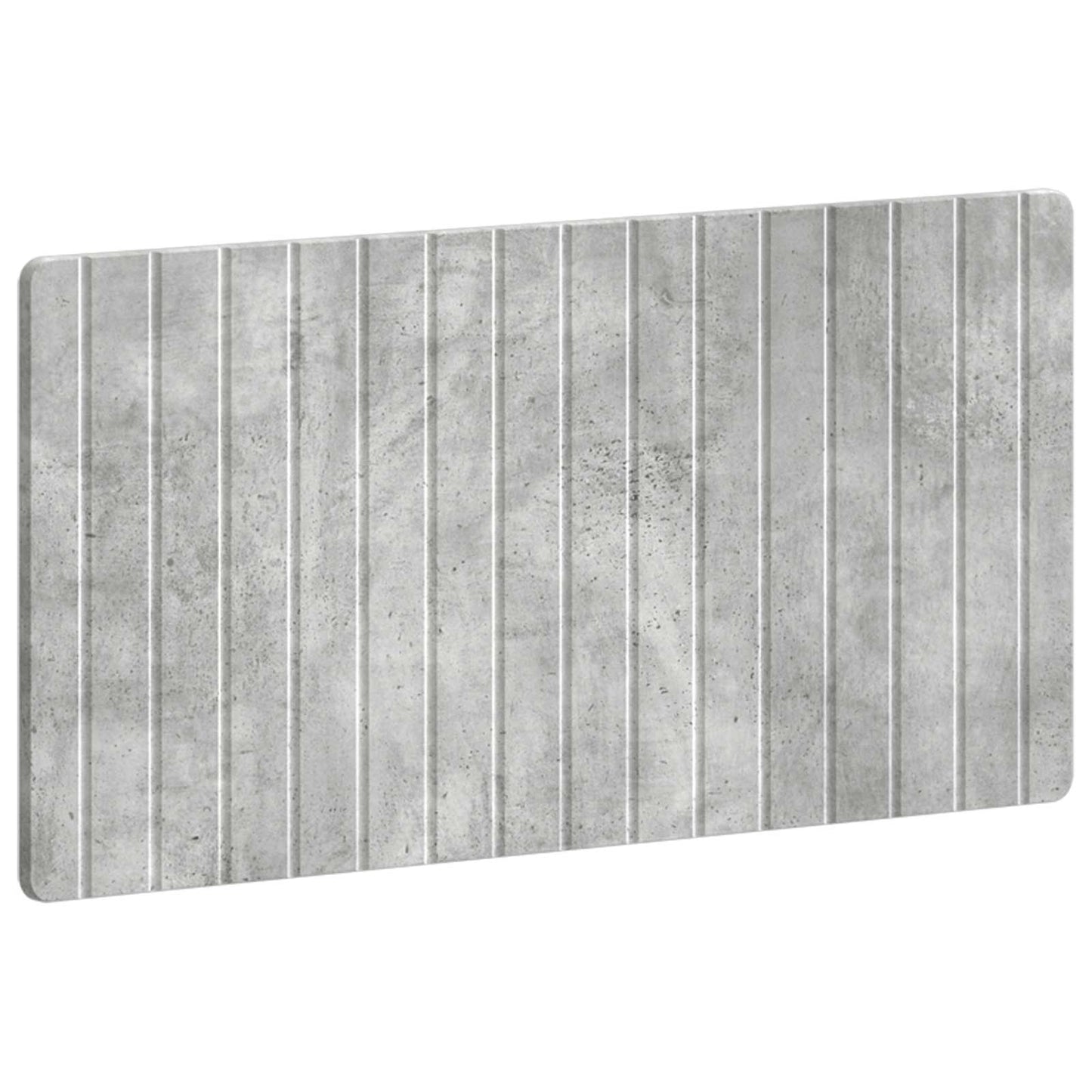 Wall-Mounted Headboard ZWOLLE Concrete Grey Engineered Wood
