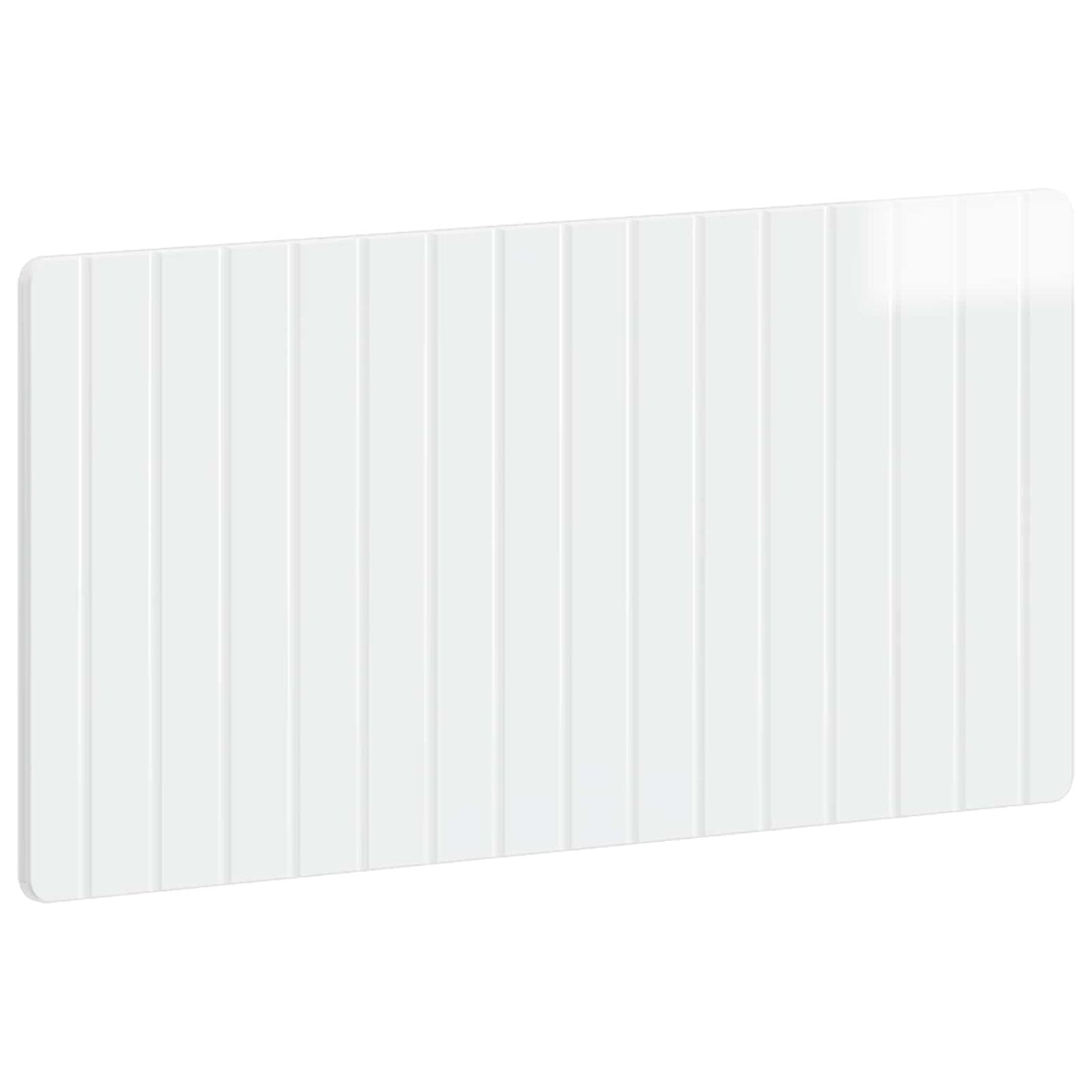 Wall-Mounted Headboard ZWOLLE High Gloss White Engineered Wood