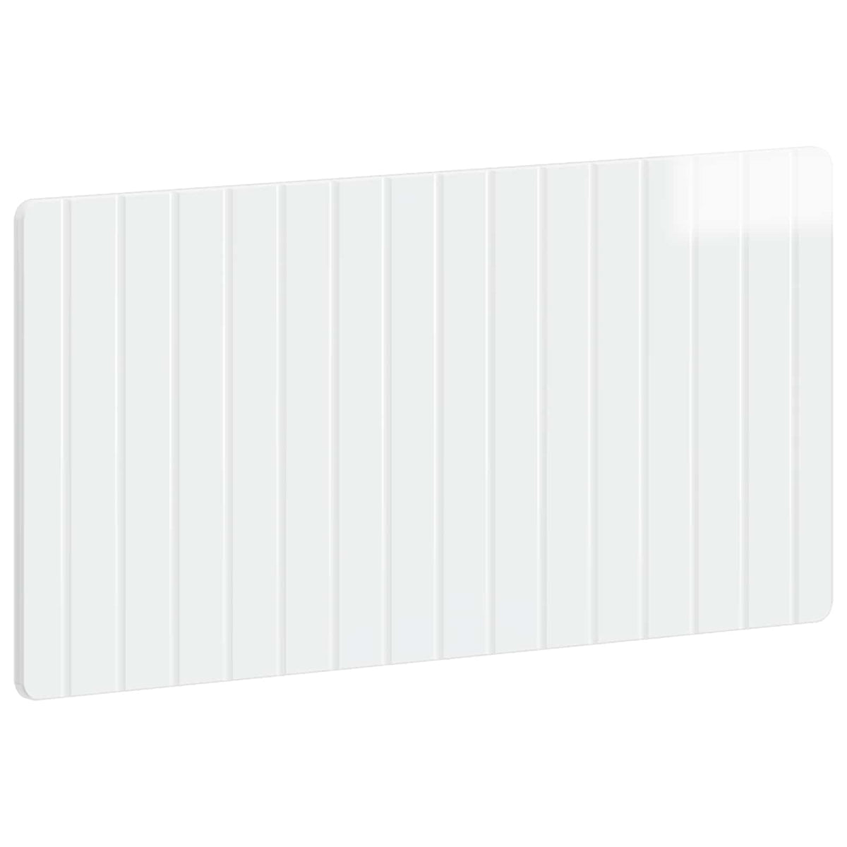 Wall-Mounted Headboard ZWOLLE High Gloss White Engineered Wood