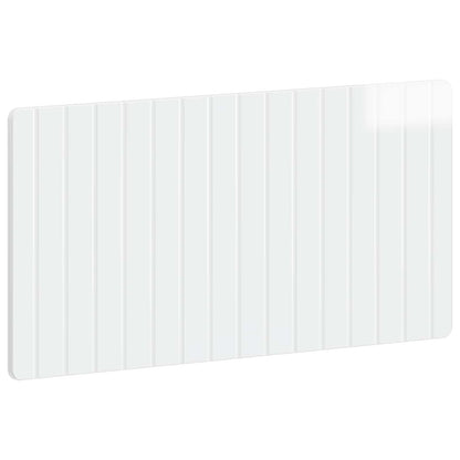 Wall-Mounted Headboard ZWOLLE High Gloss White Engineered Wood