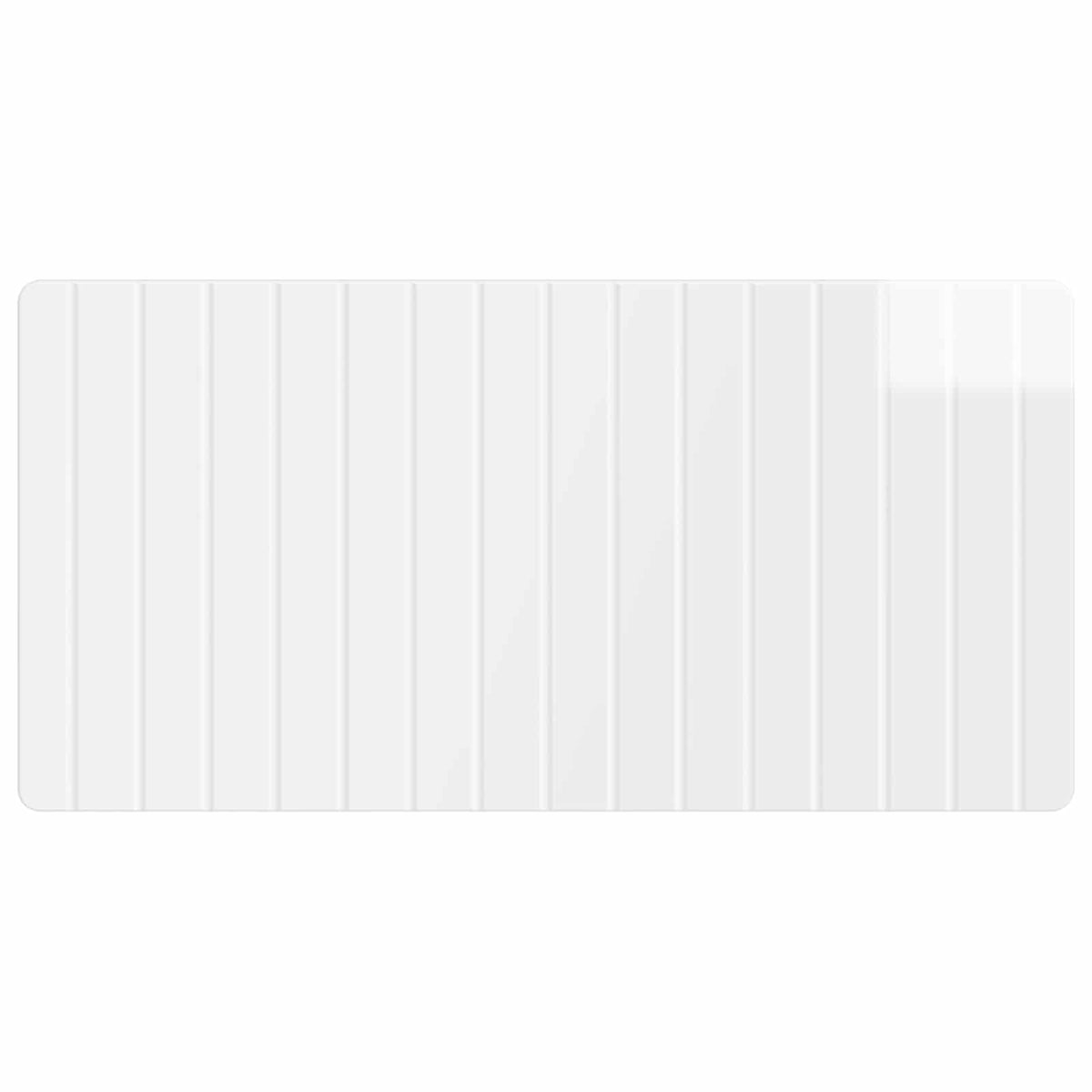 Wall-Mounted Headboard ZWOLLE High Gloss White Engineered Wood