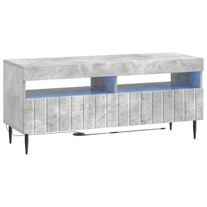 LED TV Cabinet Concrete Grey Engineered Wood